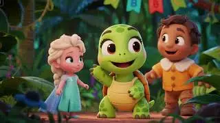 ❄️🐢🦁 &ldquo;Elsa and Turtle ABC Zoo Jungle Parade! 🌿 Fun Learning & Animal Adventure for Kids&rdquo;