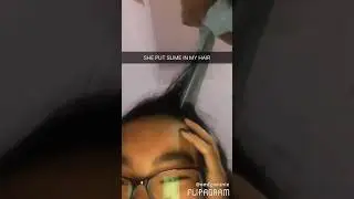SLIME ON MY SISTER&rsquo;S HAIR 😅😫
