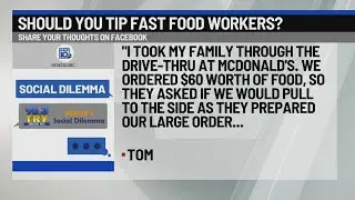 Social Dilemma: Should you tip fast food workers?