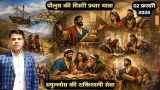 पौलुस की तीसरी प्रचार यात्रा और अपुल्लोस की शक्तिशाली सेवा | Bible Story Hindi | प्रेरितों के काम 18