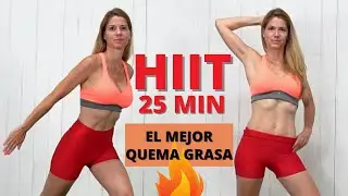 25 MIN HIIT 💥 Ejercicios para BAJAR de PESO y TONIFICAR todo el cuerpo 💥 con pesas 💥 HIIT WORKOUT