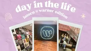 first day interning at warner music group | work it girlie