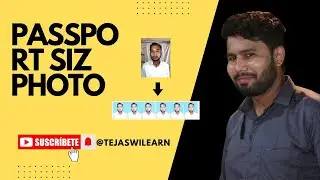 New Shop Walo Ke Liye Full Training 🔥 | Passport Size Photo Banana Sikhaye (Step by Step #photoshop