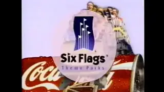 Six Flags Theme Parks Magic Mountain Rollercoasters Coca-Cola Tie-In TV Commercial (1995)