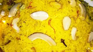 Kesariya Mithe chawal Basant panchmi keliye paramparik Aasan recipe bacchon ki Khas Pasand sweetrice