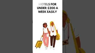 How to Find Affordable Motels Under $200 a Week Extended Stay? #shorts