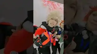 Cuando encuentras otro Bakugo en la convenci&oacute;n #mha #cosplay