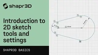 Introduction to 2D sketch tools and settings: Motorcycle Cover Design part 1 | Shapr3D Basics