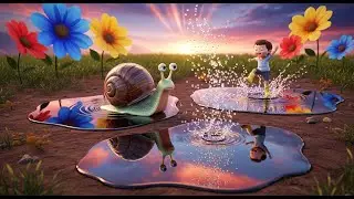 The Snail Who Counted Raindrops | Kids&rsquo; Educational Song