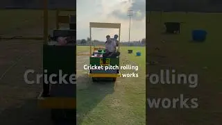 New cricket pitch rolling works how to make cricket pitch rolling works #viralvideo #cricket #shorts