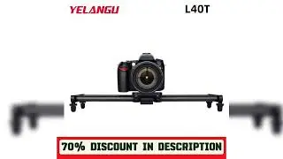 A must-have product!&nbsp;YELANGU 40CM Carbon Fiber Camera Track Slider for Canon Nikon Sony DSLR Smart