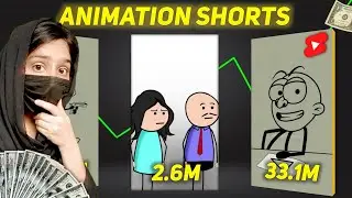 How I Create VIRAL STICKY Animation Funny Videos ($1000/month) | YouTube Automation