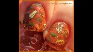 Урок по стемпингу для нейл-арта Hello Autumn с использованием Maniology M280 #ногти #стемпингдлян...