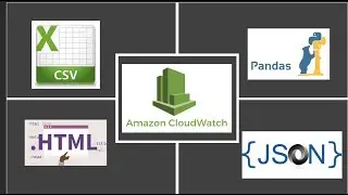 Save Cloud Watch Logs as CSV or JSon File or Pandas DataFrame with Python Tutorial AWS