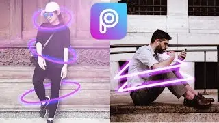 Picsart Tutorial 1 | Glowing shape