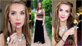 GET READY WITH ME! Summer Crop Top + Maxi | LeighAnnSays
