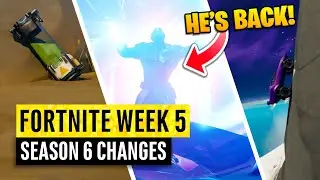 Fortnite | All Season 6 Map Updates and Hidden Secrets! WEEK 5 LORE