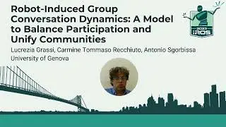 Robot-Induced Group Conversation Dynamics: A Model to Balance Participation and Unify Communities