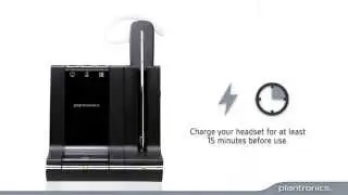 How to Conect and Charge a Savi 700 Series Headset