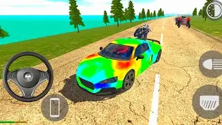 🌈 RGB Tarjan Super Car Extreme Speed Attack | Indian Car Map | Driving Game 3D