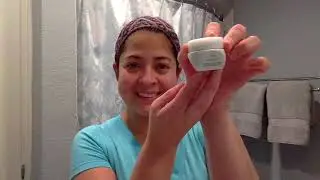 Nightly skin care routine