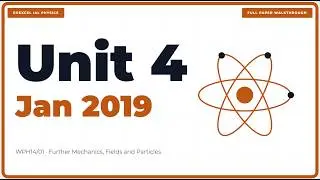 Edexcel International A-Level Physics: January 2019 Unit 4 Past Paper Walkthrough