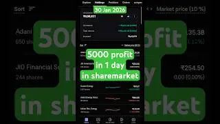 ₹5,000 Profit in One Day | Live Share Market Trading | Intraday Strategy | Real Profit Proof