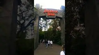 🦖Jurassic Park in Real Life! Universal Studios Orlando#universalstudios#jurrasicworld#orlando