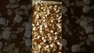 Chocolate almond bark.  the first step is melting roughly equal parts dark/milk chocolate together.