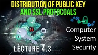 Lecture 4.3 | Public key distribution | SSL Protocoals | Computer system security | css unit 4 #aktu