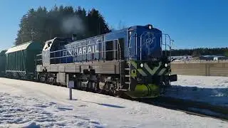 Fenniarail Oy Vaihtoty&ouml; Ylitt&auml;&auml; Tehontien Kouvolassa 17.3.2022.