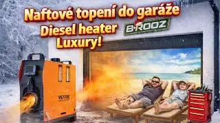 Naftov&eacute; topen&iacute; do gar&aacute;že Vevor 8kW