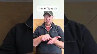ASL signs for mail, letter, and stamp / Learn ASL