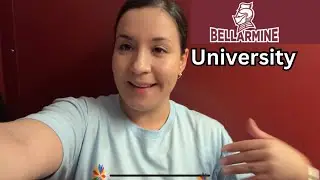 Me fui a  Bellarmine University en Louisville KY por el trabajo!