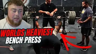 INSANE BENCH PRESS (Julius maddox reaction)