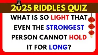 Can you Solve These 20 Riddles of 2025? 🎆🎅💡 | New Year Edition ❄🎄 | Riddles Quiz 2025