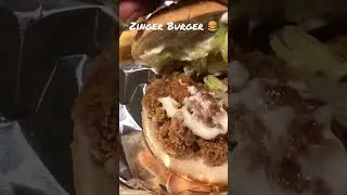 Rayyans zinger Burger 🍔     #shorts #tast #pakistan #islamabad