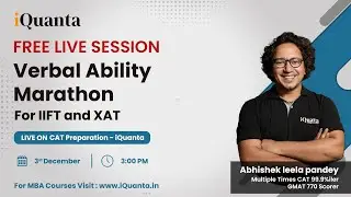 Verbal Ability Marathon - Free Live Session  |  XAT | IIFT |  CMAT | TISS | SNAP
