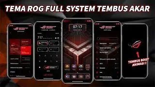 Tembus Animasi Booting❗ Tema ROG Full System Tembus Akar untuk Xiaomi
