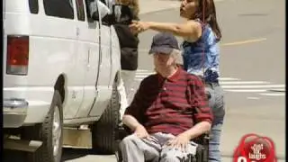 Epic Old Man - Runaway Disabled Man Gag