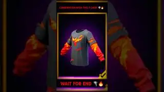 FREE FIRE DRESS COMBINATION WITH BR-RANKED S42 HEROIC T-SHIRT 👕🔥 || #freefire #shorts
