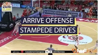 Manresa's Arrive Offense - High Slot Stampede