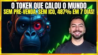 $KONG &eacute; o novo meme explosivo da blockchain com IA evolutiva e hype viral 487% EM 7 DIAS!