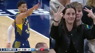 Tyrese Haliburton shocks Caitlin Clark after he became prime Steph Curry 😨