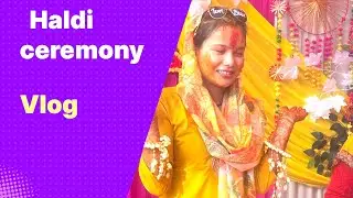 mangal snaan |Mangal geet (mada koti kirtan mandali ke dwara sundar  prastuti) #vlog #haldiceremony 