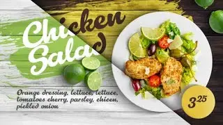 Food Promo Menu AFTER EFFECTS Template Videohive 32283427