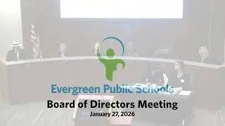 School Board Meeting - Januaray 27, 2026