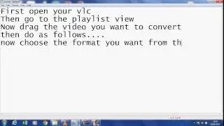 How to convert videos using vlc