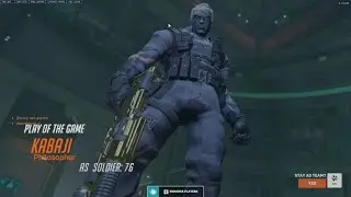 KABAJI INSANE SOLDIER 76 - POTG! OVERWATCH 2 SEASON 2 GAMEPLAY