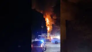 Cellphone Tower Catches Fire in Minneapolis, Minnesota